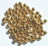 100 8mm Acrylic Metallic Gold